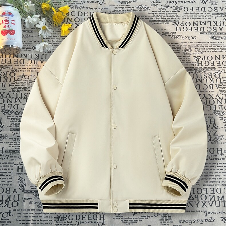 春秋季棒球服夹克男ins港风韩版休闲宽松潮男士外套JH-JK7601-P38图片
