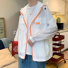 防晒衣夏季薄款连帽皮肤衣服潮牌日系户外防紫外线外套男，男装防晒衣，星座716-2