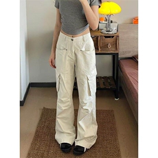 GZK278LL-P60美式复古工装裤男宽松直筒阔腿裤子，男装工装外套，星座1007（原301D）