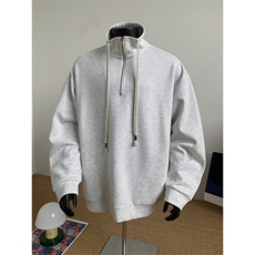 WY5021/P65春装新款高品质不起球个性套头卫衣男潮流宽松上衣外套，女装短外套，电商A141
