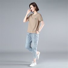 宽松百搭减龄套装/套裙通勤两件套个性，女装套装/套裙，独衣靓