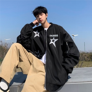 青春流行男春季夹克文艺潮外套J8095P58图片