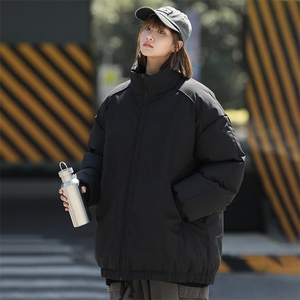 现货冬季美式休闲加厚雪山外套夹克立领纯色三防户外工装棉服图片