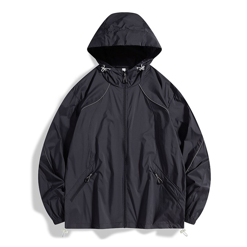 UPF50+有报告凉感轻薄透气宽松大码潮流防晒服DQC658-P48，男装防晒衣，电商B306