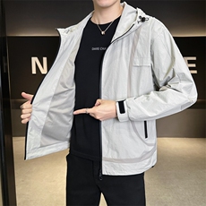 春款现货冲锋夹克外套男款上衣运动夹克JK02655-P75，男装夹克，星座308B-2