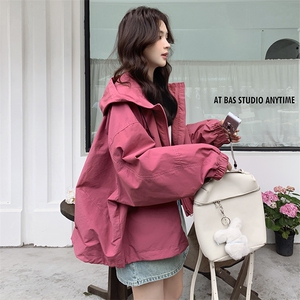 【现货！】玫红色冲锋衣2c213-2559-p145-k208图片