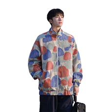 JK0003-P88春季新款南瓜满印美式潮牌设计感夹克外套，男装夹克，星座109