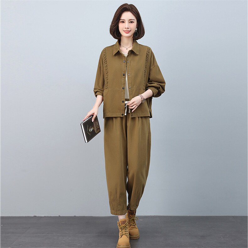时尚休闲女装套装宽松显瘦两件套舒适百搭潮流新品,女装套装/套裙,叶笙衣