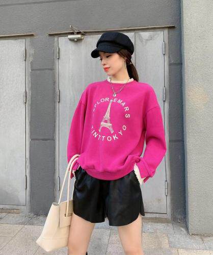 冬装新款加绒卫衣，女装卫衣/绒衫，依诺阁