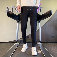 2025秋冬加绒休闲裤男士修身简约小脚裤百搭长裤901K43P45加绒55，男装卫衣，星座901