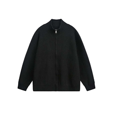 M2621P65控108秋冬立领拉链慵懒开衫毛衣外套男，男装针织衫/毛衣，电商B205