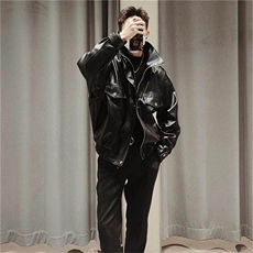 现货不缺货加棉加厚宽松皮衣工装夹克1209-1-JK13-P98网图，男装夹克，星座1209-1