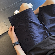 抖音品质冰丝宽松休闲五分西裤男士运动裤A146-GY255特p30量大优，男装西裤，HDA146