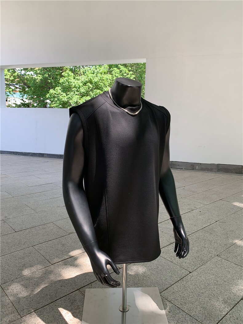 XZ809A/WWBB02/特P17重磅曼巴棉美式复古圆领背心T恤,男装背心/马甲,星座809A(原222-1)
