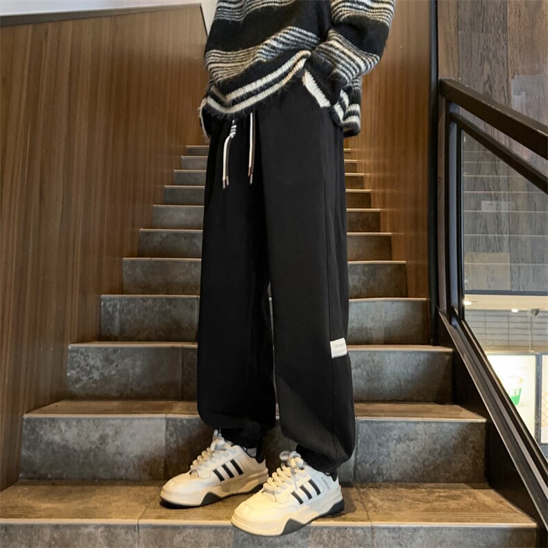 ！2025冬季新款男士重磅奥利绒休闲裤加厚卫裤WK2062特P45,男装休闲裤,电商B220