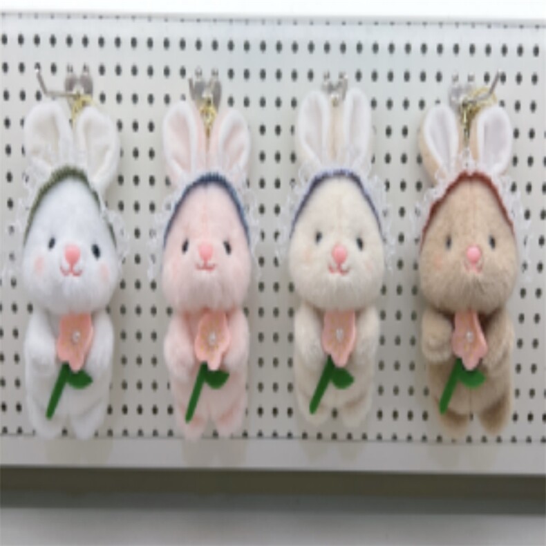 田园兔挂件，童话毛绒