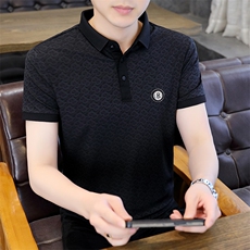 2023年夏季冰丝短袖Polo衫男士休闲T恤，男装T恤，电商B212（原钱塘6029）