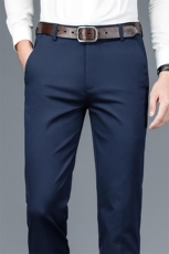 DKH8086男式2023秋冬小西裤斜纹弹力高腰宽松直筒休闲裤P70，男装休闲裤，电商B360