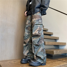抖音品质秋季机能户外迷彩潮流宽松冲锋裤B315-K149-特p40控78，男装休闲裤，电商B315