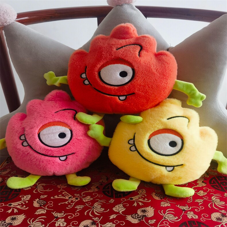 抓机专供爆款毛绒火龙果玩具精品水果类公仔玩偶，鑫丰源毛绒玩具厂