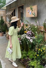 后设计系绳连衣裙，女装连衣裙，唯品