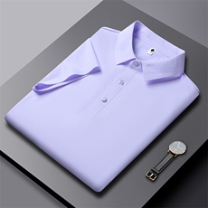 男士polo衫2025夏季新款冰丝凉感商务休闲翻领短袖t恤PL12359-P28，男装Polo衫，星座610（原A335）