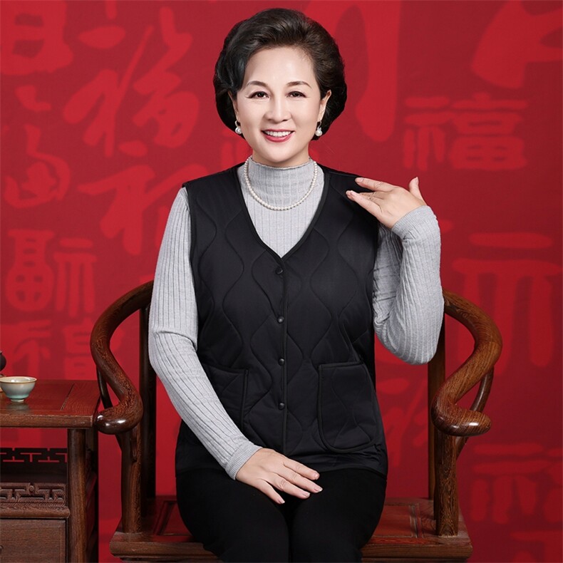 2025年秋季时尚百搭通勤简约休闲v领,女装马甲,衣恋羊绒