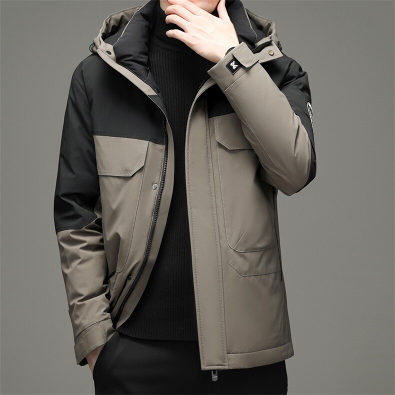 冬季中老年加厚羽绒服中年爸爸冬装连帽外套上衣MYYL21931-P275,男装羽绒服,电商B212（原钱塘6029）