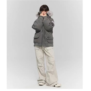 网络图慎用！图片只做展示大货 毛领派克服工装棉服MY77917P138图片
