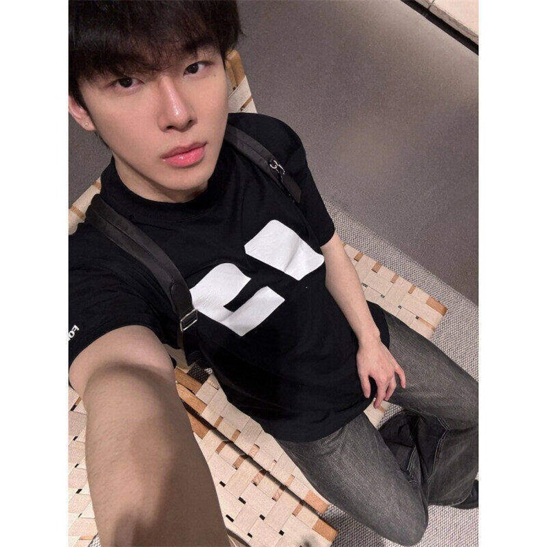 夏季美式复古印花短袖T恤男士潮牌百搭宽松ins体恤衫M1388-p32,男装T恤,星座1008