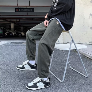 男秋季新款港风休闲裤N3011P35图片