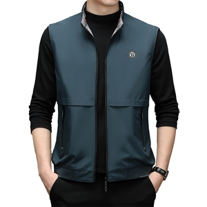 新款2023冬季商务休闲羽绒服马甲中青年立领马甲外套ZS22106-P160图片