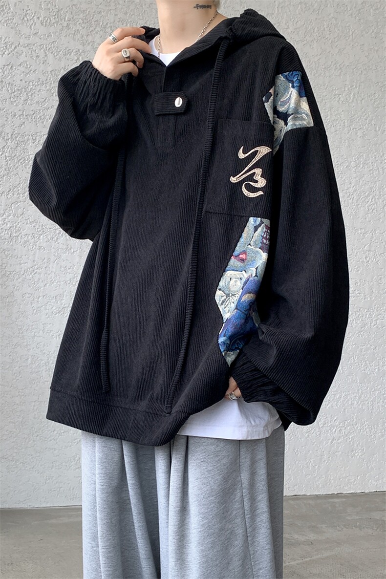 现货WY10066-特P45控68夏季新款抖音高品质百搭小熊连帽卫衣,男装卫衣,电商A059