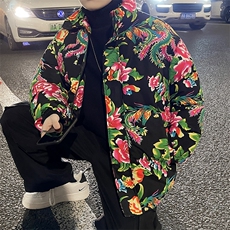 MY203后整件喜庆衣服回家过年花姑娘东北民族风风味棉衣潮，男装棉衣，星座115A(原星座507）