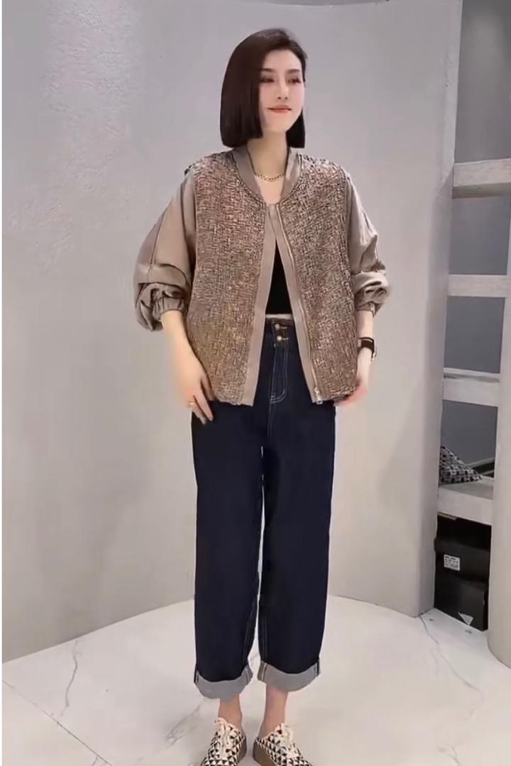 2023春季新款时尚休闲高级百搭气质潮外套,女装其它,L·H·X