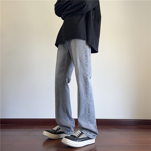 抖音品质秋季新款美式高街潮修身弹力牛仔裤B315-K003-特p43-控78,男装牛仔裤,电商B315