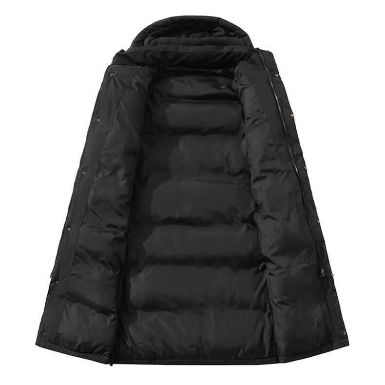 团服班服外贸纯色长款盖膝下加厚开叉棉服男女保暖外套M991P140,男装棉衣,星座1602B（原101B-1）
