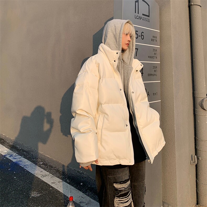 8XL-M高品质！！特大码羽绒服假两件皮棉袄连帽羽绒服YRFC02P190,男装羽绒服,电商D206-1