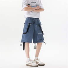 8XL-M特大码肌理感五分裤户外登山裤冲锋裤短裤男DK1502P49控68，男装休闲裤，电商D206-1