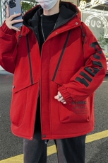 高品质男式加绒加厚夹克男时尚潮流加厚棉衣男外套MY1689-P83，男装夹克，星座310B-3