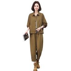 时尚休闲女装套装宽松显瘦两件套舒适百搭潮流新品，女装套装/套裙，叶笙衣