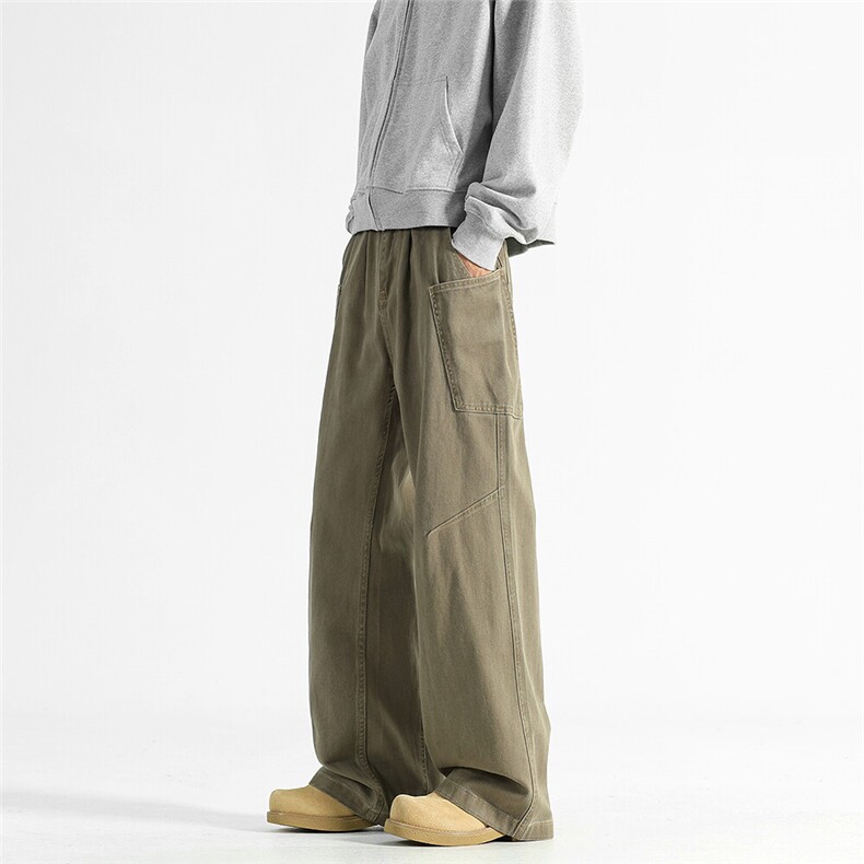 现货5000＋水洗全工艺褪色弯刀工装裤B342-W7000-特P50,男装工装外套,电商B342