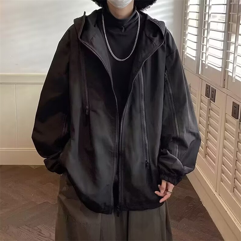 J22-P38三合一冲锋衣男款外套春秋款2025新款青少年男生户外,男装夹克,电商B323A