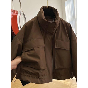 网图有货 美拉德男女同款棉服大口袋加厚工装加厚棉衣 A1226-P65图片