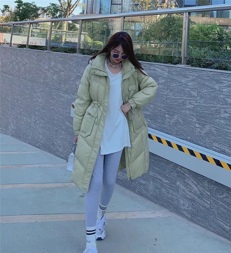 长款羽绒服，女装羽绒服，米壹