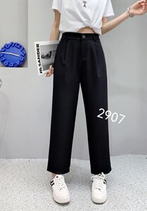 小直筒西裤图片