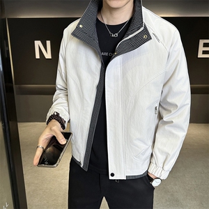 潮流男士休闲外套男装时尚夹克男工装外套YK691-P92图片