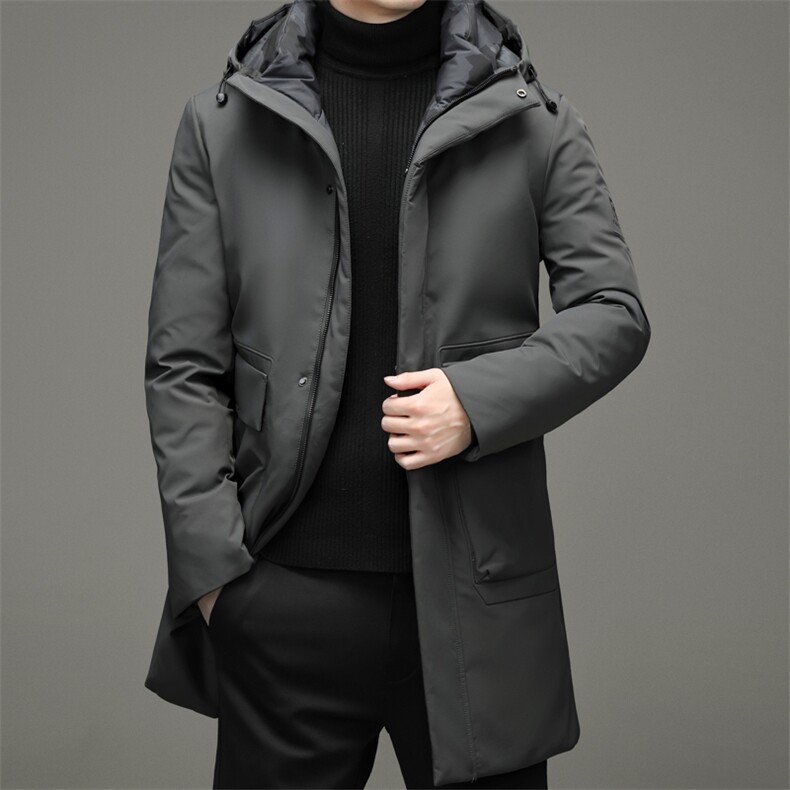 2023冬季连帽羽绒服时尚加厚百搭爸爸装外套上衣YLY5028-P350,男装羽绒服,电商B212（原钱塘6029）