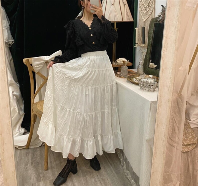 木耳边衬衣，女装，Mu Mu