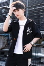 套装男2021夏季男生帅气两件套装夹克外套韩版潮流一套T774-p50，男装套装，星座1206（原A206）